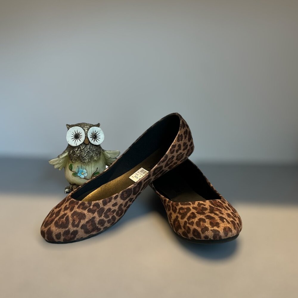 NWT Lower East Side Ballet Flats, Leopard Pattern, size 8